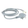 sparefixd Power Cable Wire & Plug 2 metres to Fit Tricity Bendix Washing Machine
