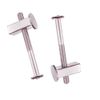 Bed Bolts HEAVY DUTY M8/8mm /Replacement/Fixing Kits Square end/Block Nuts (2 Square Nuts + 2 Bolts)