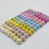 Oriental Direct 100% Wool Felt Balls - 1.5cm - 100 Count - Assorted Light, Pale & Pastel Colours