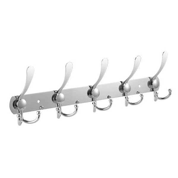 [Pack of 2] Wall Mount Coat Hook 15 Hooks Stainless Steel Clothes Hangers Rack Robe Hat Towels Hook Coat Rack Hook