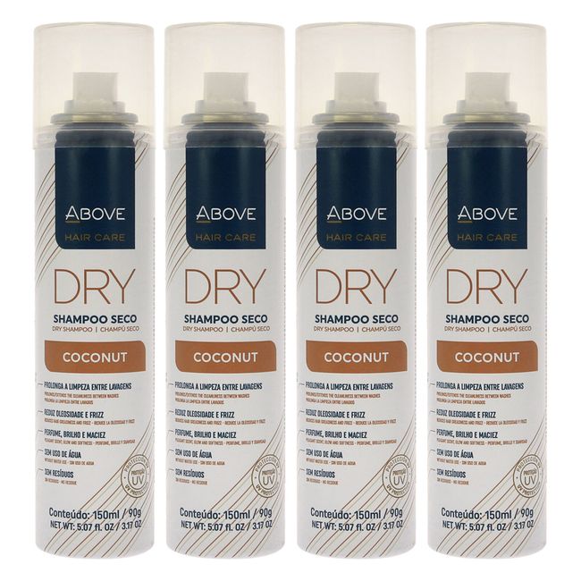 ABOVE Coconut - Dry Shampoo - Oil Control - Volumizing Shampoo - 4 Pc