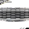 Front Bumper Upper & Lower Grille For 2016-2018 Chevrolet Malibu Black W/Chrome