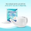 Ancient Secrets Nasal Cleansing Salt, Non-Iodized – USP-Grade Sodium Chloride, 40 Pre-Measured Packets for Any Neti Pot, Sinus Irrigation System + Bonus Pack