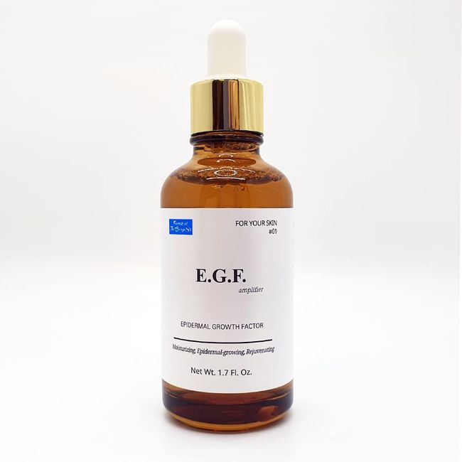 EGF Serum Epidermal Growth Factor 1.7 Fl. Oz. / 50ml / face serum cosmetic ingredients for skin serum korean egf growth factor egf ample after microneedling