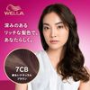 Welatone 2+1 Milky EX 7CB Bright Natural Brown Dye for Gray Hair, Easy with Comb Nozzle for Quasi-Drug, 3 Piece Assortment