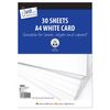 3 X A4 30 Sheet White Card