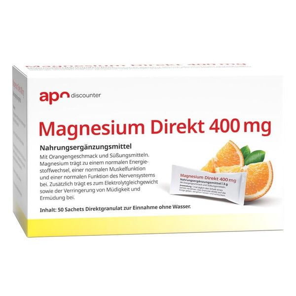 Magnesium Direkt 400mg Sticks 50X3 g