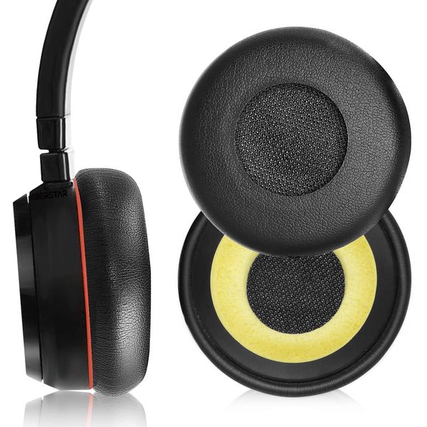 XBERSTAR Earpads Ear Pads Replacement Headband Cushion Pads Headphone Pads For Jabra Evolve 20 20se 30 30II 40 65 65+,Evolve 65