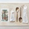 Creative Co-Op Forged Salad Server Set, Electroplated Finish