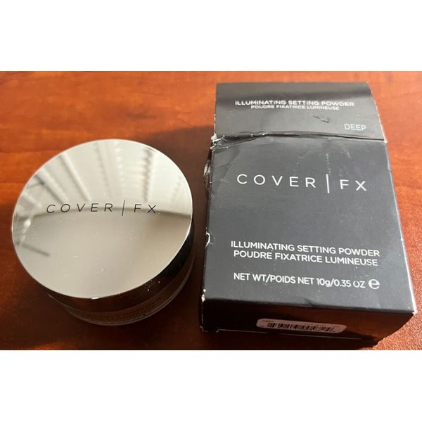 Cover FX Illuminating Setting Powder DEEP 0.35 oz NIB Free, Shipping