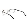 Amcedar 5-Pack Reading Glasses Men Metal Frame Rectangle Style Stainless Steel Material Spring Hinges Includes Computer Readers +2.00