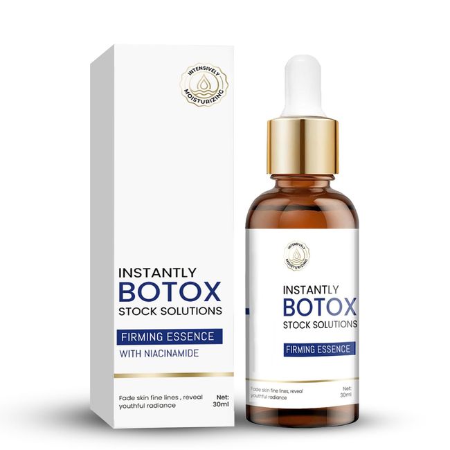 Botox Stock Solution Facial Serum, Botox in A Bottle, Botox Face Serum Anti Aging & Instant Face Tightening, Botox for Face Serum Boost Skin Collagen, Reduce Wrinkles & Plump Skin 1fl.oz