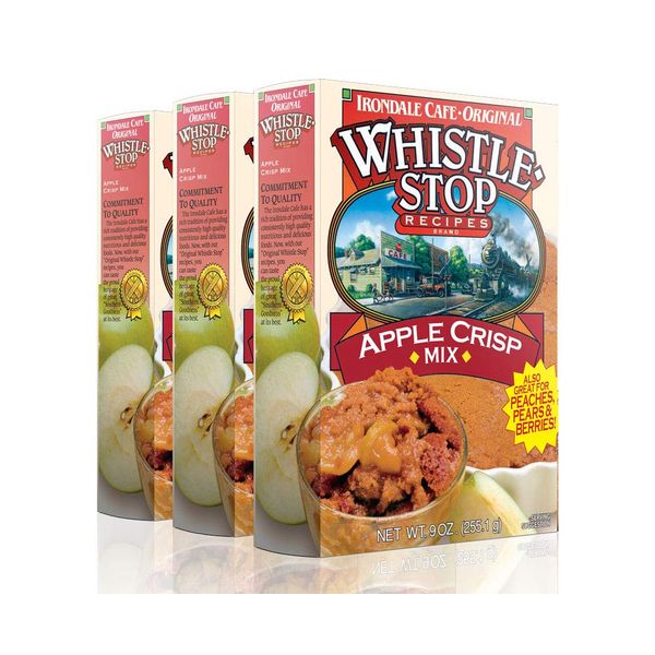 Original WhistleStop Cafe Recipes | Apple Crisp Batter Mix (3 Pack)