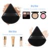 6 Pieces Powder Puff, Face Soft Triangle, Makeup Puff for Loose Powder 