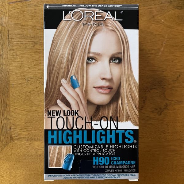 L'Oreal Paris Touch-On Customizable Highlights Hair Color H90 Iced Champagne