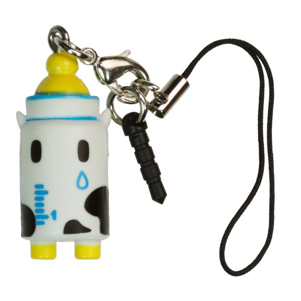 Baby Bottle ~1.5" Mini-Figure - Tokidoki Frenzies Clip + Phonezie Charm