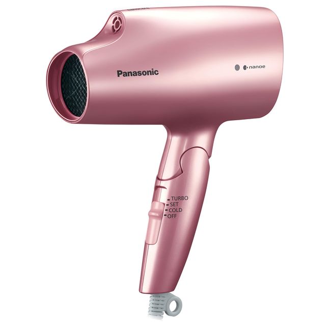 Panasonic Nanocare EH-NA5B-PP Hair Dryer, Compatible with Overseas Use, Pale Pink