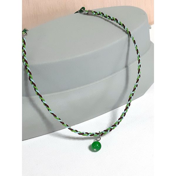 Green/ Tricolor Choker Necklace