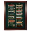 Eureka Golf Pencil Display Case | Holds 64 Round or Hexagonal Golf Pencils | Cherry Finish | Made in the USA