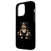 Australian Shepherd Weightlifting Bodybuilder Workout Gym Case for iPhone 15 Pro Max