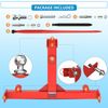 49" 3 Pt Trailer Receiver Hitch Hay Bale Spear Cat 1 Multi-function 3000 LBS