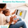 La Premura Baby Keepsake Hand Casting Kit with Shadow Box Frame - Plaster Han...