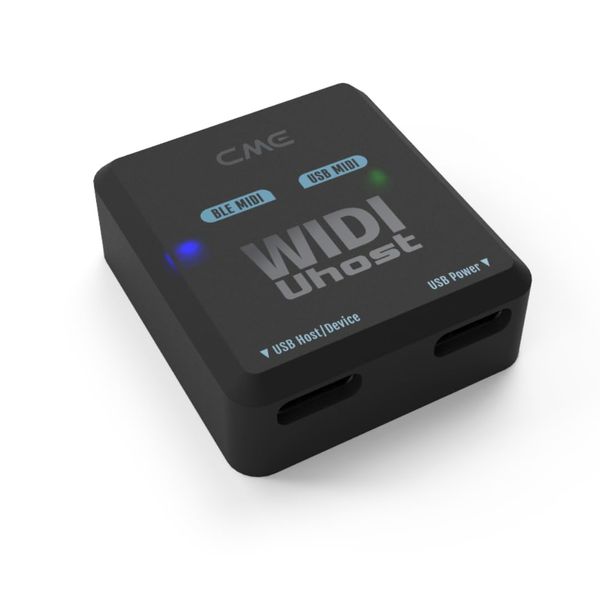 CME WIDI Uhost - Bluetooth MIDI Interface + USB Host für Class Compliant USB MIDI Instrument, MIDI Controller, MIDI Tastatur, Windows, Mac, iOS & Android, Linux, ChromeOS