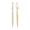 Elli Women Bar Drop Minimal Basic 925 Silver Gold Plated Earrings
