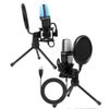 Professional Condenser Sound Podcast Studio Microphone For PC MSN Skype Zoom