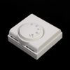 Adjustable Thermostat, Manual Line Volt Thermostat Room Mechanical Temperature Controller for Central Air Conditioning