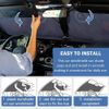 Car Windshield Sun Shade Visor Foldable Front Window Cover UV Heat Protection