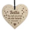 RED OCEAN Wood Personalised Cat Memorial Gift Cat In Memory Plaque Keepsake