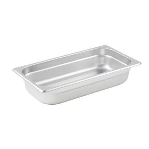 Winco - SPJL-302 - Third Size 2 1/2 in Deep Steam Table Pan