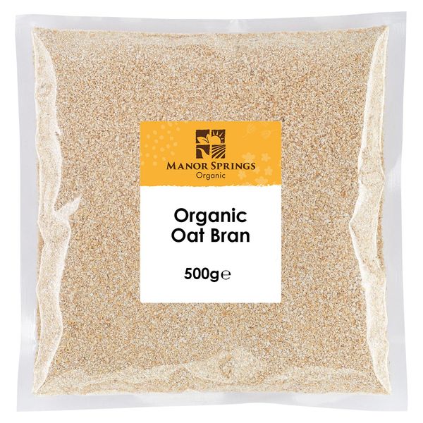 Organic Oat Bran 500g by Manor Springs Organic