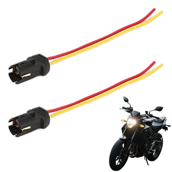 T10 W5W Auto Light Bulb Socket Lamp Holder Connector Extension x 2 pcs