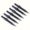 JIANZD 12pcs Vintage Armor-Piercing Arrows with Triangular Willow Leaf Replaceable Heads Boxed
