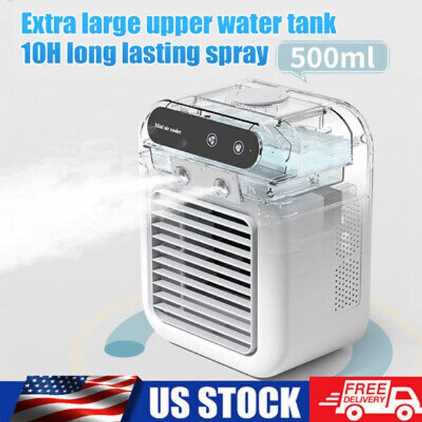 Portable Air Cooler Fan Evaporative Ice Cold Cooling Air Conditioner Humidifier