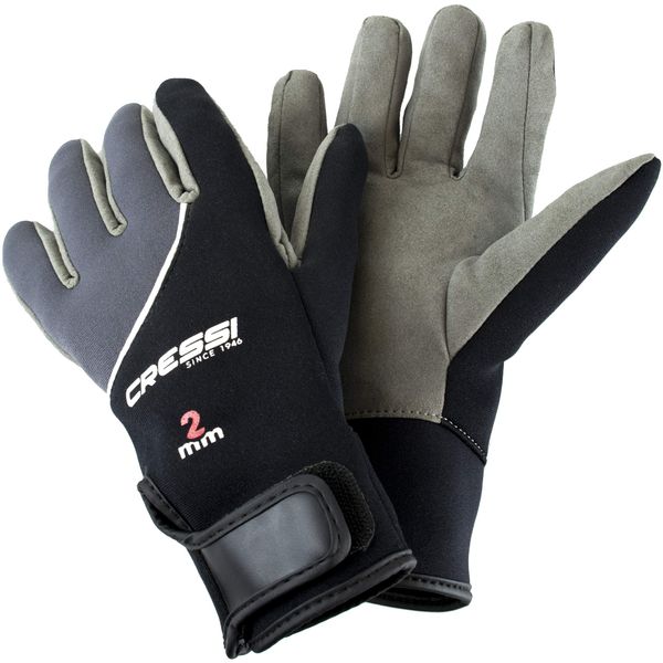 Cressi Tropical Gloves, Black/Grey, S