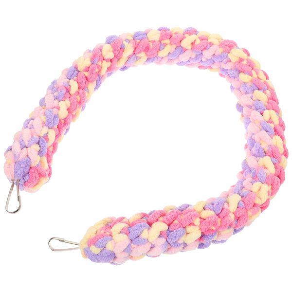 TEHAUX Sugar Glider Swing Toy Sugar Glider Climbing Rope Cotton Rope Guinea Pig Animal Hanging Cage Hamster Toy Parrot Climbing Rope Sugar Glider Cage Accessories for Small Animals (Colorful)