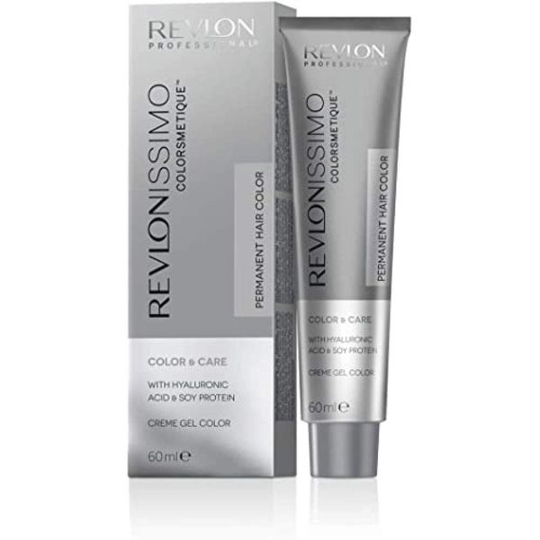 Revlon Revlonissimo Colorsmetique, Tinte para el Cabello 601 Rubio Oscuro Ceniza Natural - 60 ml