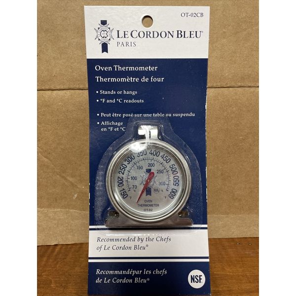 Oven Thermometer Stainless Steel NIP Hanging/Dial - Reliable & Accurate!