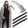 Boland 00575 Skull Cutter Black/Silver 103 cm