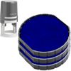 E/R45 Replacement Pad Compatible for 2000 Plus Printer R45 - Water Based - Pack of 3 - Blue