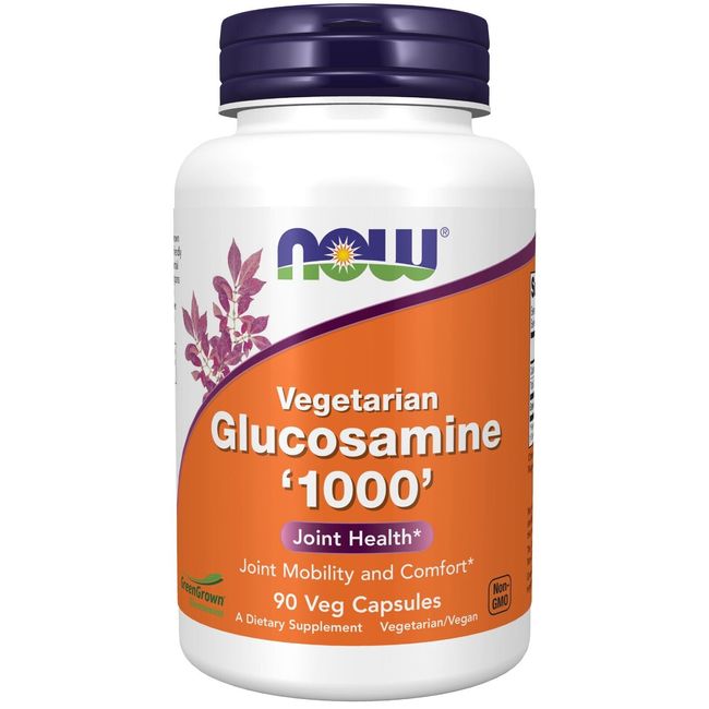 NOW Foods Vegetarian Glucosamine, 1000 mg,  90 Veg Capsules