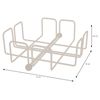 simplywire – Napkin/Serviette Holder with Weighted Bar – Brass