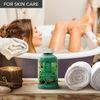 Pine Bath Salt w/Natural Swiss Stone Pine Essential Oil 21.16 Oz - Pinus Cembra - Natural Bath Sea Salts - Coniferous Salts - Best for Bath - Good Sleep - Relaxing - Body Care - Beauty - Aromatherapy