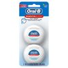 Oral-B Essential Floss, Waxed, Unflavored, 54 Yards (50 meters) - Pack of 2