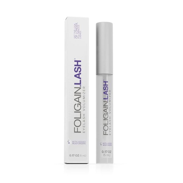 Foligain.Lash Eyelash Volumizer | Lash Enhancing Serum | Easy-To-Apply & Non-Irritating Eyelash Lengthener, 0.17 Oz