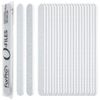 ForPro O-Files Foam Board, 180/400 Grit, Zebra, Double-Sided Manicure Nail File, 6” L x .75” W, 100-Count