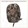 Badlands Mag Bino Case - Magnetic Closure, Backpack-friendly Harness Hydration Friendly Realtree Edge